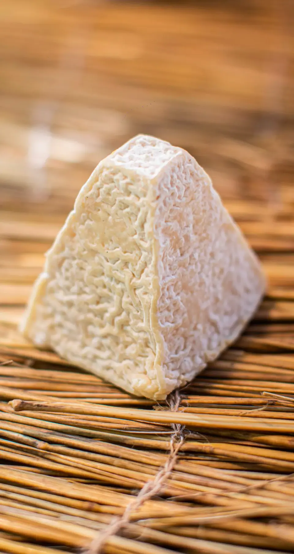 Pyramide de fromage de chèvre à croûte cendrée